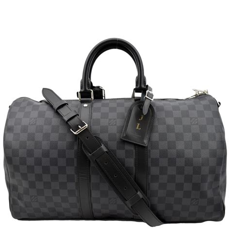 louis vuitton damier graphite keepall 45 replica|keepall 55 with shoulder strap.